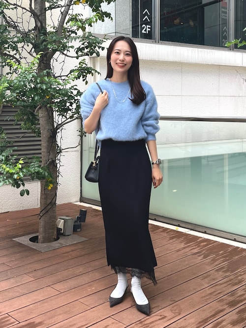 セール】レースレイヤードタイトスカート（スカート）｜NOLLEY'S Sophi