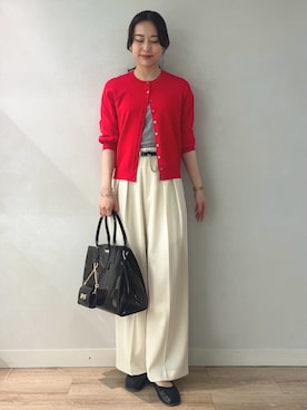 「NOLLEY’S Sophi（ノーリーズソフィ）のアイテム」を使った、TOYODAさん（レディース・163cm）の夏コーディネート