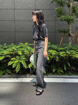 「Eddie Bauer（エディーバウアー）のアイテム」を使った、miyuさん（レディース・156cm）の夏コーディネート