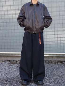 「shiun（シウン）のアイテム」を使った、えぬさん（メンズ・169cm）の春コーディネート