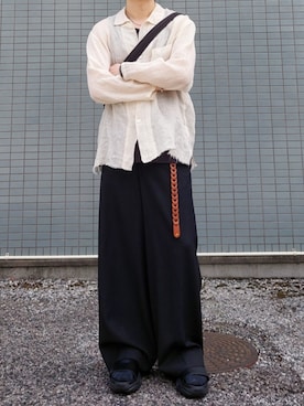「アイテム（バッグ）」を使った、えぬさん（メンズ・169cm）の夏コーディネート