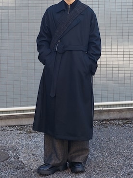 「stein（シュタイン）のアイテム」を使った、えぬさん（メンズ・169cm）の冬コーディネート