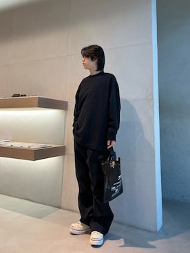 「アイテム（バッグ）」を使った、中田力斗さん（メンズ・169cm）の夏コーディネート