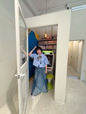 「アイテム（蝶ネクタイ）」を使った、Cieloさん（レディース・154cm）の夏コーディネート