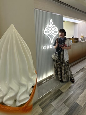 「アイテム（サスペンダー）」を使った、Cieloさん（レディース・154cm）の夏コーディネート