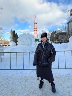 「CHROME HEARTS（クロムハーツ）のアイテム」を使った、Cieloさん（レディース・154cm）の春コーディネート