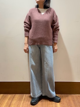 「ITEMS URBANRESEARCH（アイテムズ アーバンリサーチ）のアイテム」を使った、うみさん（レディース・162cm）の秋コーディネート