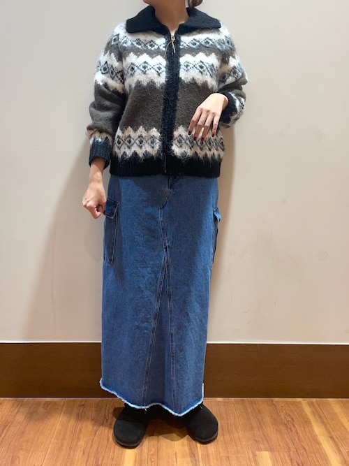 セール】シャギーカウチンニットカーディガン（カーディガン/ボレロ