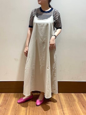 「20代後半」｜「アイテム（ワンピース/ドレス）」を使った、うみさん（レディース・162cm）の春コーディネート