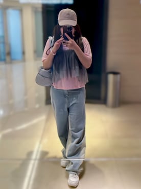 「FILA」｜❤︎Queen❤︎さん（レディース・152cm）の夏コーディネート