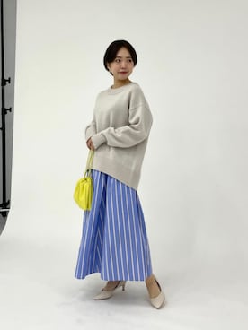 「ESLOW（エスロー）のアイテム」を使った、KOUDAさん（レディース・152cm）の冬コーディネート