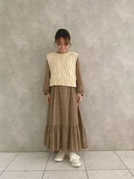 よしかわさん（レディース・151cm）の秋コーディネート