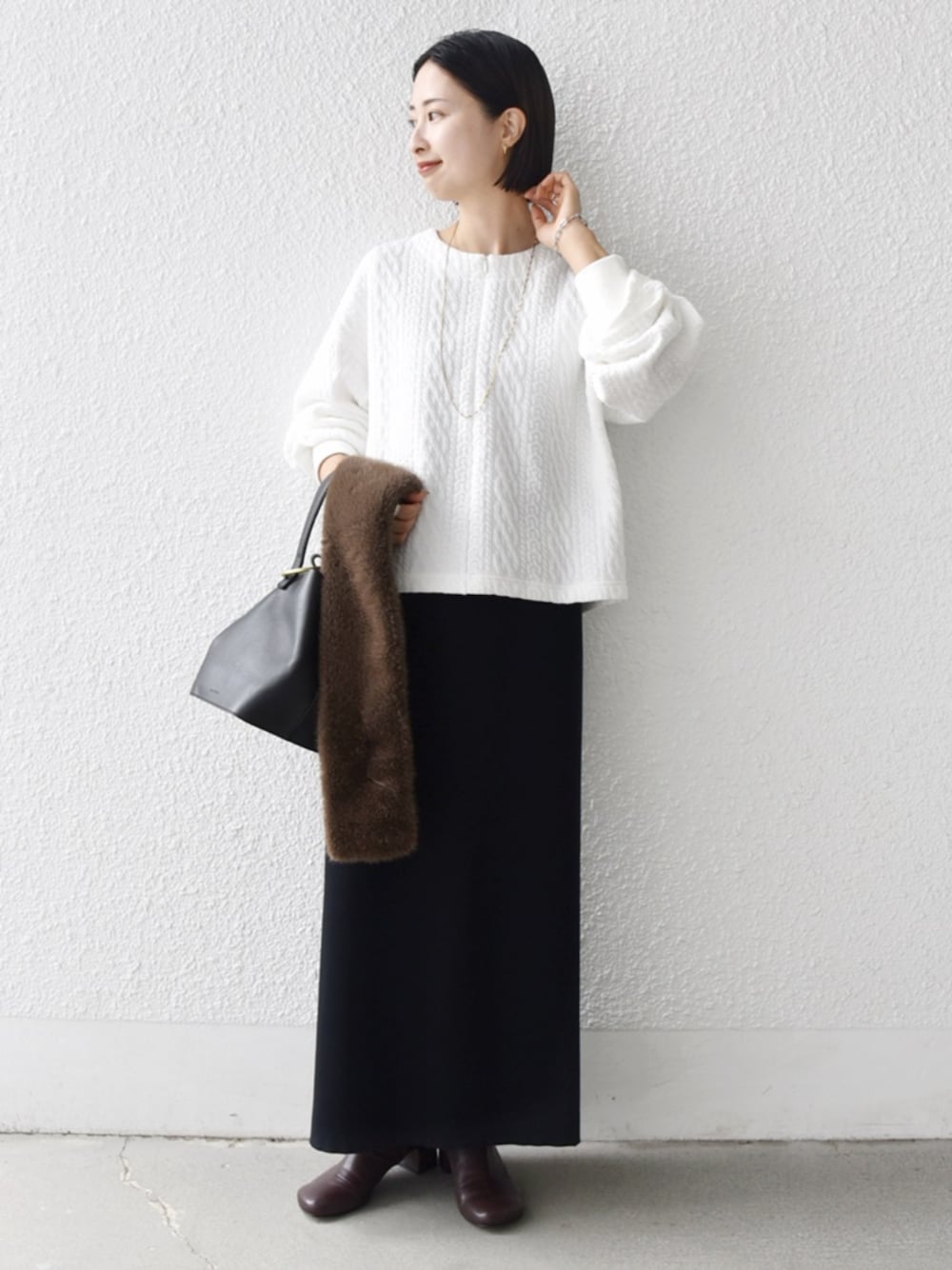 Tpon様C5389 スキッパースウェット×スカートコーデ Tpon様C5389 スキッパースウェット×スカートコーデ Tpon様C5389