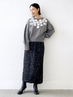 FUJITAさん（レディース・159cm）の秋コーディネート