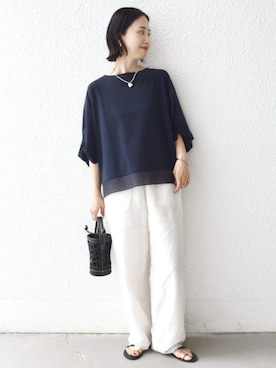 FUJITAさん（レディース・159cm）の春コーディネート