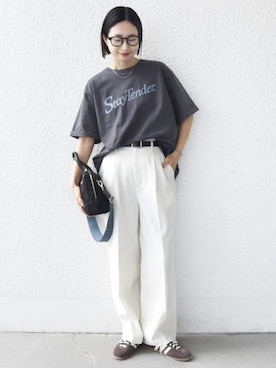 「SHIPS（シップス）のアイテム」を使った、FUJITAさん（レディース・159cm）の夏コーディネート