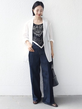 FUJITAさん(レディース・159cm)の夏コーディネート
