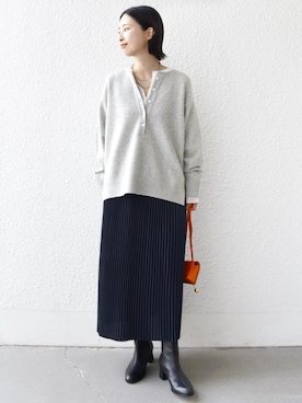 「SHIPS for women」｜FUJITAさん（レディース・159cm）の秋コーディネート