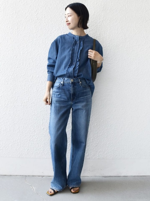 セール】upper hights:THE NIECE MIDRISE（デニムパンツ