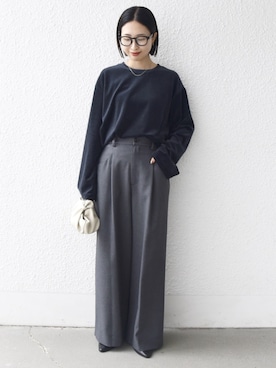 「SHIPS（シップス）のアイテム」を使った、FUJITAさん（レディース・159cm）の秋コーディネート