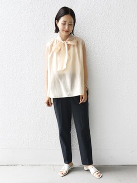 FUJITAさん（レディース・159cm）の夏コーディネート