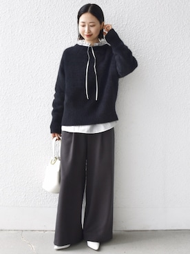 「ブラウスコーデ」｜FUJITAさん（レディース・159cm）の秋コーディネート