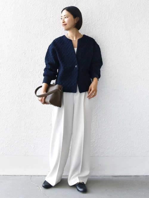 セール】【WEB限定】〈手洗い可能〉キルティング ジャカード