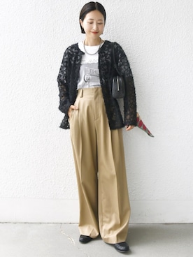 FUJITAさん（骨格ウェーブ・レディース・159cm）の夏コーディネート