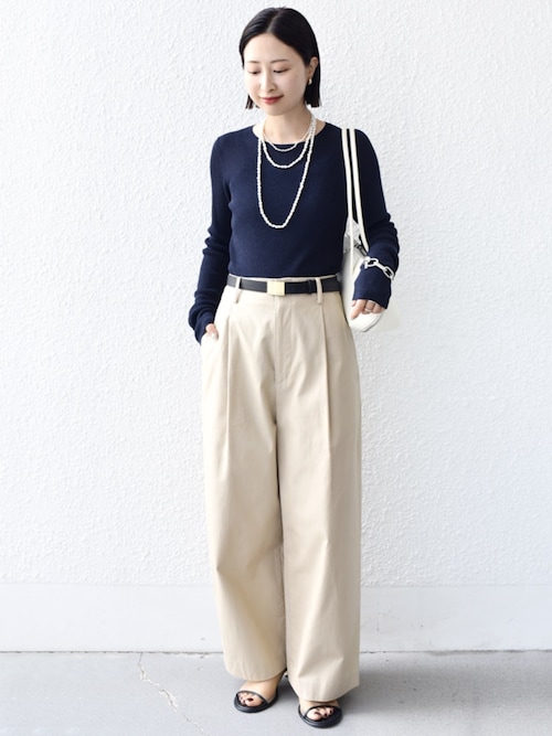 SHIPS  Primary Navy Label:シンチつきチノ SHIPS Primary Navy Label:チノパンツ（チノパンツ）｜SHIPS