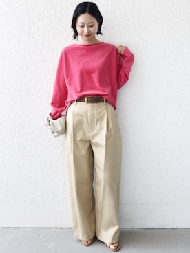 FUJITAさん（レディース・159cm）の冬コーディネート