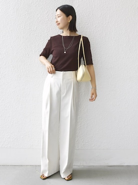 「シップス フォー ウィメン(SHIPS for women)」｜FUJITAさん（レディース・159cm）の夏コーディネート