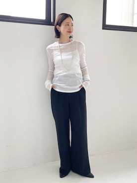 「骨格ウェーブ」｜FUJITAさん（レディース・159cm・30代）の秋コーディネート