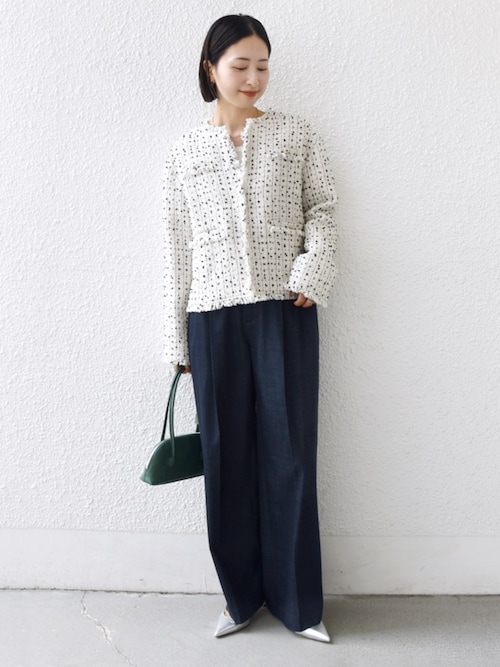 SHIPS別注】troisiemeCHACO: ツイード ジャケット（セレモニー対応可