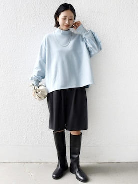「SHIPS（シップス）のアイテム（トップス）」を使った、FUJITAさん（レディース・159cm）の冬コーディネート