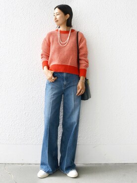 「upper hights」｜FUJITAさん（レディース・159cm）の秋コーディネート