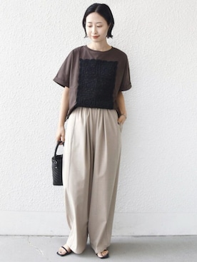 「SHIPS（シップス）のアイテム（トップス）」を使った、FUJITAさん（レディース・159cm）の春コーディネート