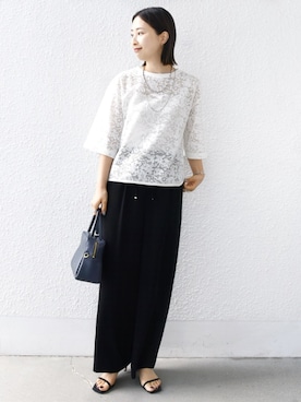 「tov（トーヴ）のアイテム」を使った、FUJITAさん（レディース・159cm）の夏コーディネート