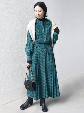 FUJITAさん(レディース・159cm)の冬コーディネート