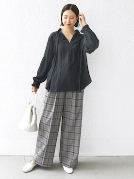 FUJITAさん（レディース・159cm）の秋コーディネート