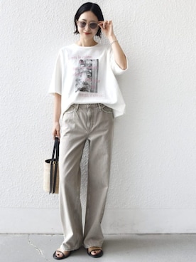 「SHIPS（シップス）のアイテム」を使った、FUJITAさん（レディース・159cm）の春コーディネート