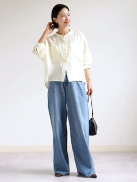 「SHIPS（シップス）のアイテム」を使った、FUJITAさん（レディース・159cm）の秋コーディネート