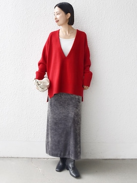 「SHIPS（シップス）のアイテム」を使った、FUJITAさん（レディース・159cm）の秋コーディネート