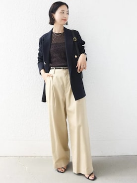 FUJITAさん（レディース・159cm）の夏コーディネート