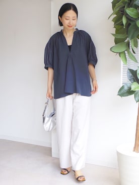 FUJITAさん（レディース・159cm）の夏コーディネート