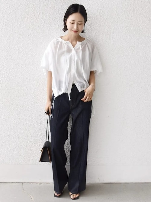 SHIPS別注】upper hights: THE SISTER MIDRISE（デニムパンツ