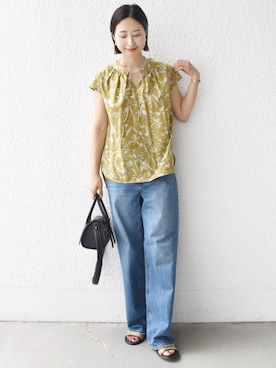 「SHIPS for women（シップスフォーウィメン）のアイテム」を使った、FUJITAさん（レディース・159cm）の夏コーディネート