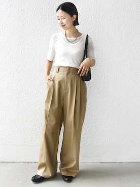 「シップス フォー ウィメン(SHIPS for women)」｜FUJITAさん（レディース・159cm）の夏コーディネート
