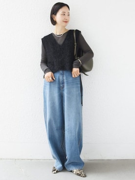FUJITAさん(レディース・159cm)の秋コーディネート