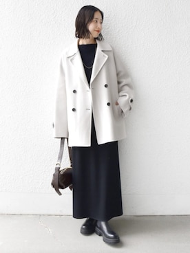 「アイテム（スカート）」を使った、FUJITAさん（レディース・159cm・30代）の秋コーディネート