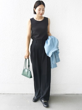 「シップス フォー ウィメン(SHIPS for women)」｜FUJITAさん（レディース・159cm）の夏コーディネート